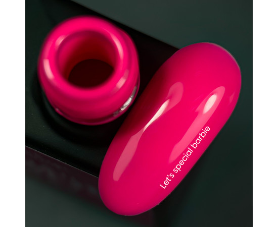 Зображення 2 Nails Of The Day Let's special Barbie – особливий неоново-рожевий гель-лак, що перекриває в один слой, 10 мл, Об'єм (мл, г): 10, Колір: Barbie