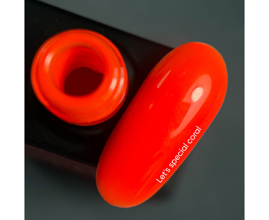 Зображення 2 Nails Of The Day Let's special Coral – особливий кораловий гель-лак, що перекриває в один слой, 10 мл, Об'єм (мл, г): 10, Колір: Coral
