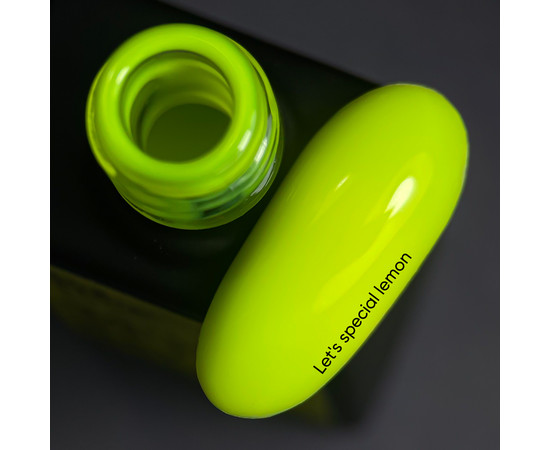 Зображення 2 Nails Of The Day Let's special Lemon – особливий неоново-лимонний гель-лак, що перекриває в один слой, 10 мл, Об'єм (мл, г): 10, Колір: Lemon