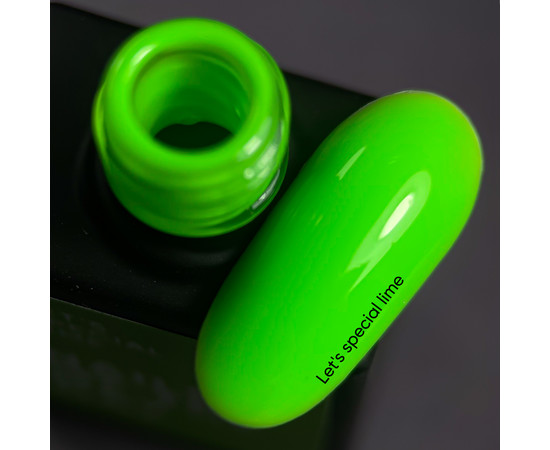 Изображение 2 Nails Of The Day Let's special Lime – особый неоново-салатовый гель-лак, перекрывается в один слой, 10 мл, Объем (мл, г): 10, Цвет: Lime