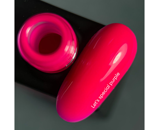 Изображение 2 Nails Of The Day Let's special Purple – особый ярко-розовый гель-лак, перекрывается в один слой, 10 мл., Объем (мл, г): 10, Цвет: purple