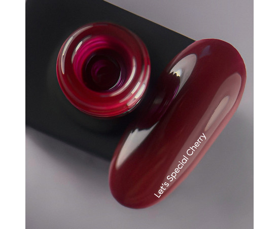 Зображення 2 Nails Of The Day Let's special Cherry – спіло-вишневий гель-лак для нігтів, що перекриває в один слой, 10 мл, Об'єм (мл, г): 10, Колір: Cherry