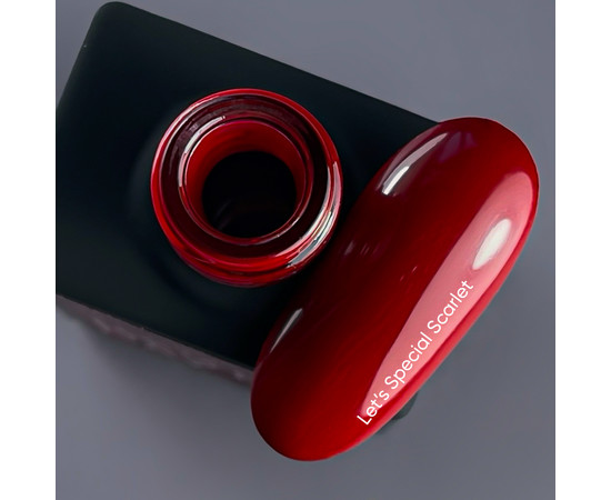 Изображение 2 Nails Of The Day Let's special Scarlet – красно-багровый гель-лак для ногтей, перекрывается в один слой, 10 мл, Объем (мл, г): 10, Цвет: Scarlet