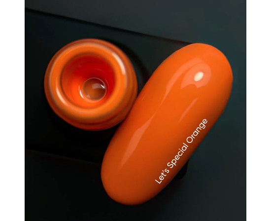 Изображение 2 Nails Of The Day Let's special Orange – особый оранжевый/морковный гель-лак для ногтей, перекрывается в один слой, 10 мл, Объем (мл, г): 10, Цвет: Orange