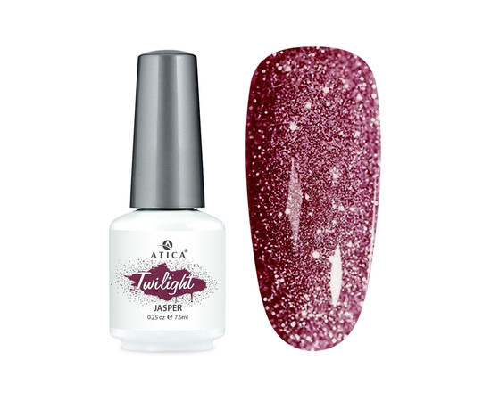 Зображення 4 Гель лак світловідбивний Atica Twilight TW02 Jasper, 8 мл, Об'єм (мл, г): 8, Колір: 02