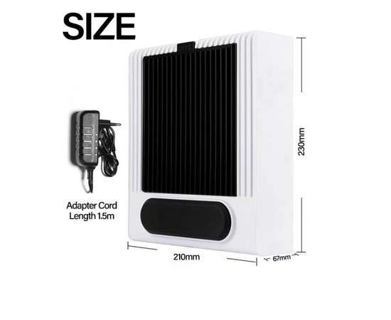 Зображення 3 Манікюрна настільна витяжка на 1 гвинт з НЕРА-фільтром BQ 858-1 80 Вт, Біла, Колір: білий