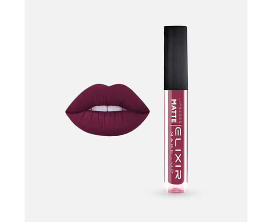Зображення 2 Помада для губ рідка матова Elixir Liquid Lip Matte 409 Mulberry, 5.5 г, Об'єм (мл, г): 5.5, Колір: 409