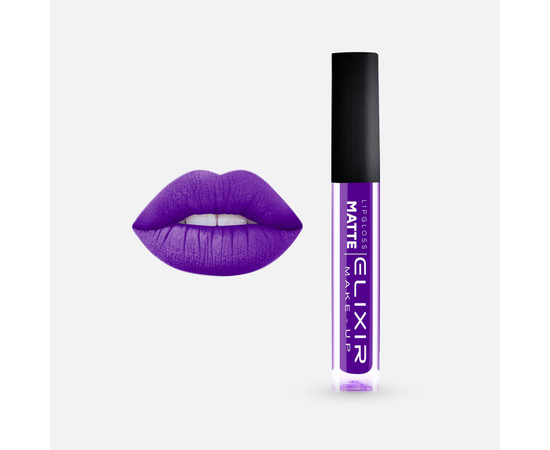Зображення 2 Помада для губ рідка матова Elixir Liquid Lip Matte 425 Royal Purple, 5.5 г, Об'єм (мл, г): 5.5, Колір: 425