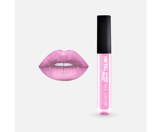 Зображення 2 Помада для губ рідка матова Elixir Metal Matte 426 Sweet Pink, 5.5 г, Об'єм (мл, г): 5.5, Колір: 426