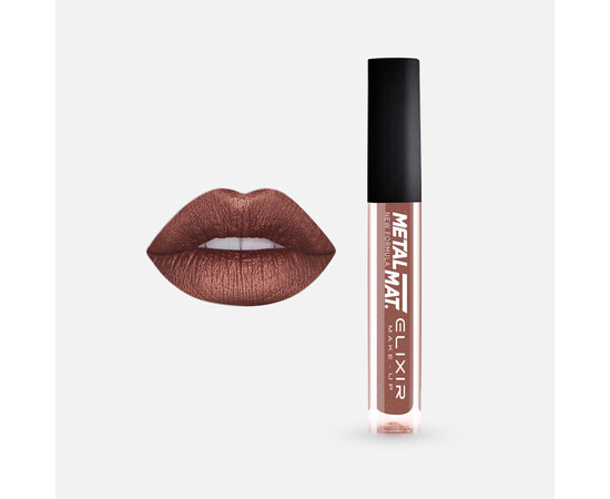 Изображение 2 Помада для губ жидкая матовая Elixir Metal Matte 429 Metallic Bronze, 5.5 г, Объем (мл, г): 5.5, Цвет: 429
