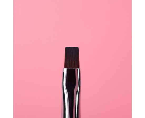 Зображення 2 Пензлик Kira Nails Rectangular RS-4 (Syntetic)