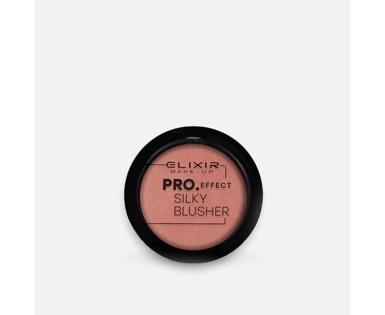 Зображення 2 Рум'яна для обличчя Elixir Pro. Effect Silky Blusher 312 Buttermilk, 12 г, Об'єм (мл, г): 12, Колір: 312