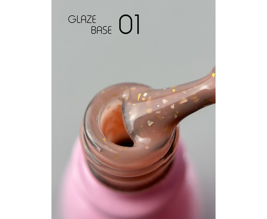 Изображение 2 База для гель-лака Toki-Toki Glaze Base GL01 бежевый, 5 мл, Объем (мл, г): 5, Цвет: GL01