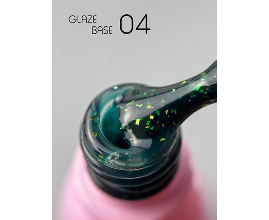 Изображение 2 База для гель-лака Toki-Toki Glaze Base GL04 зелёный, 5 мл, Объем (мл, г): 5, Цвет: GL04