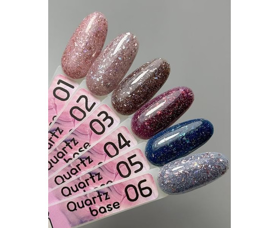 Зображення 4 База для гель-лака Toki-Toki Quartz Base QR03, 5 мл, Об'єм (мл, г): 5, Колір: 3