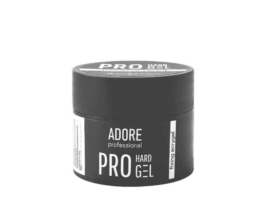 Изображение  Гель Adore Professional Hard Gel Clear для укрепления и ремонта ногтей, 15 мл