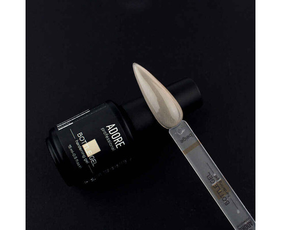 Зображення 3 Гель камуфлирующий Adore Professional Bottle Gel Beige для укрепления ногтей, бежевый, 15 мл, Об'єм (мл, г): 15, Колір: Beige