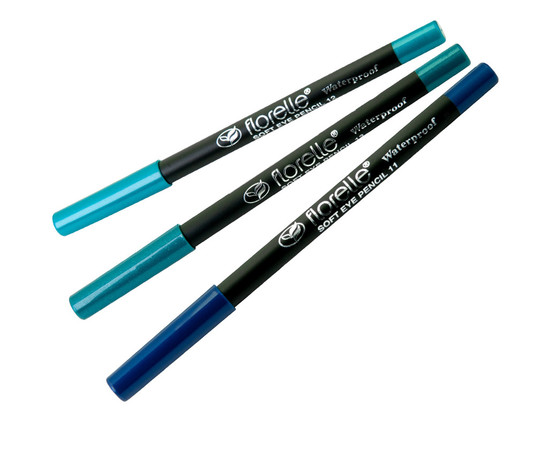 Зображення 5 Олівець для очей м'який водостійкий Florelle Soft Eye Pencil WP 12 бірюзовий, 1.2г, Об'єм (мл, г): 1.2, Колір: 12