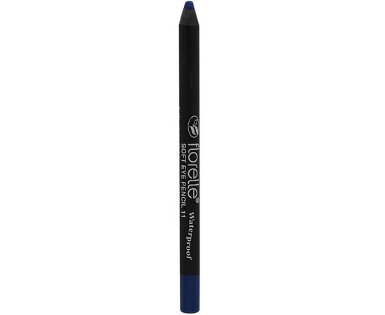 Зображення 2 Олівець для очей м'який водостійкий Florelle Soft Eye Pencil WP 11 синій, 1.2г, Об'єм (мл, г): 1.2, Колір: 11