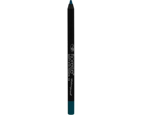 Зображення 2 Олівець для очей м'який водостійкий Florelle Soft Eye Pencil WP 13 смарагдовий, 1.2г, Об'єм (мл, г): 1.2, Колір: 13