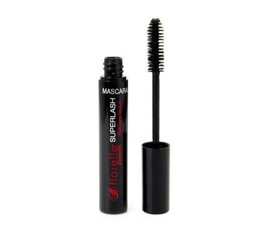 Зображення 2 Водостійка туш для вій Florelle Superlash Waterproof Mascara Black, 9 мл
