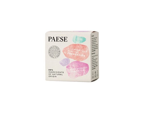 Зображення 2 Розсипчаста пудра для обличчя Paese Illuminating Mineral Foundation 200N Light Beige, 7 г, Об'єм (мл, г): 7, Колір: 200N