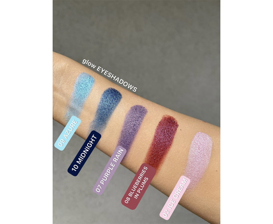 Зображення 2 Тіні для повік Claresa Fun Glow eyeshadow 06 Gold Rush, 1.2 г, Об'єм (мл, г): 1.2, Колір: 06