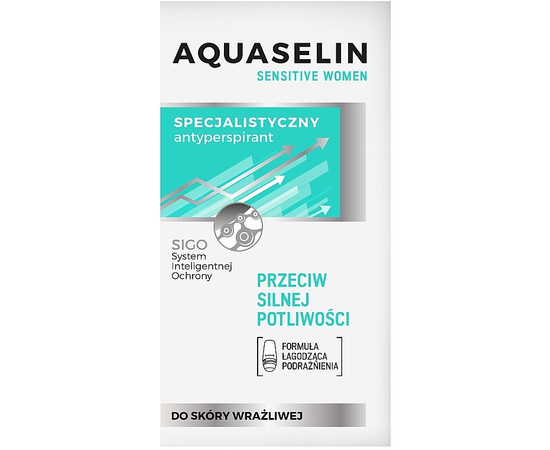 Зображення 3 Антиперспірант роликовий для жінок Aquaselin Sensitive Women Antyperspirant, 50 мл