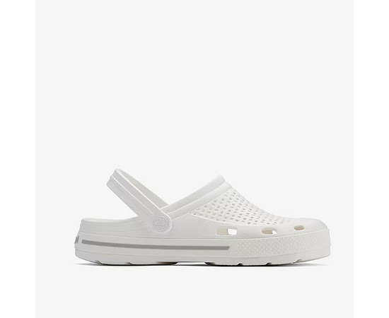 Зображення 3 Взуття медичне Coqui Lindo білий (сіра смужка) р. 43, "БІЛИЙ ХАЛАТ" 394-366-864, Розмір: 43, Цвет: білий сіра смужка