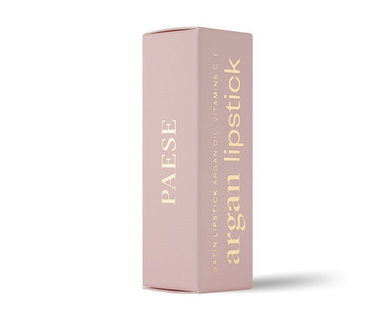 Зображення 2 Помада для губ з аргановою олією Paese Argan Oil Lipstick 44, 4.3 г, Об'єм (мл, г): 4.3, Колір: 44