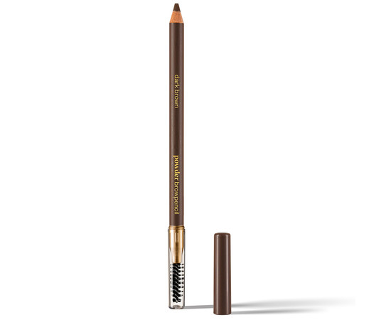 Изображение 2 Карандаш для бровей пудровый со щеточкой Paese Powder Browpencil Dark Brown, 1.19 г, Объем (мл, г): 1.19, Цвет: Dark Brown