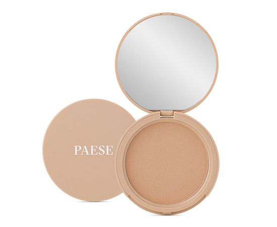 Зображення 2 Пудра компактна для обличчя Paese Glowing Powder 13 Golden Beige, 10 г, Об'єм (мл, г): 10, Колір: 13