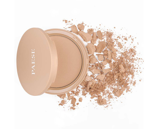 Зображення 3 Пудра компактна для обличчя Paese Glowing Powder 13 Golden Beige, 10 г, Об'єм (мл, г): 10, Колір: 13