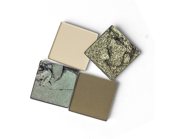 Зображення 5 Палетка тіней для повік 4в1 Paese Daily Vibe Palette 02 Military Vibe, 5.5 г, Об'єм (мл, г): 5.5, Колір: 02