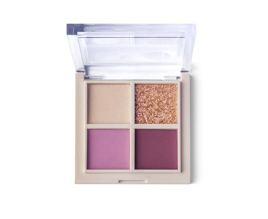Зображення 3 Палетка тіней для повік 4в1 Paese Daily Vibe Palette 04 Tropical Orchid, 5.5 г, Об'єм (мл, г): 5.5, Колір: 04