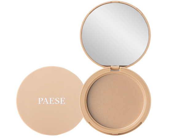 Зображення 2 Пудра компактна матуюча напівпрозора для обличчя Paese Semi-transparent Matte Powder 5A Natural, 9 г, Об'єм (мл, г): 9, Колір: 5A