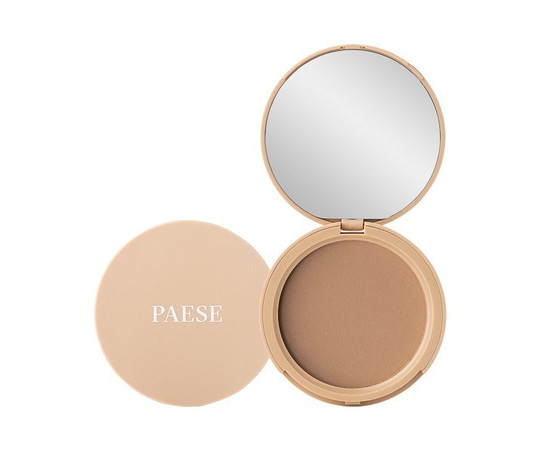 Зображення 2 Пудра компактна тонуюча для обличчя Paese Illuminating Covering Powder 3C Golden Beige, 9 г, Об'єм (мл, г): 9, Колір: 3C