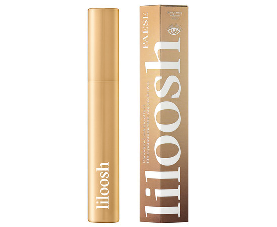 Зображення 3 Туш для вій панорамний об'єм з ароматом амбри та чорної орхідеї Paese Liloosh Black, 10.5 г