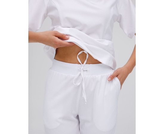 Зображення 6 Медичний костюм жіночий Аризона білий р. 44, "БІЛИЙ ХАЛАТ" 468-324-924, Розмір: 44, Цвет: білий