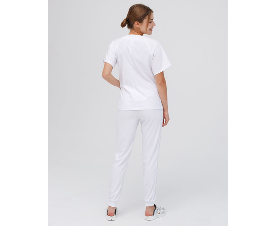 Изображение 2 Медицинский женский костюм Аризона белый р. 52, "БЕЛЫЙ ХАЛАТ" 468-324-924, Размер: 52, Цвет: белый