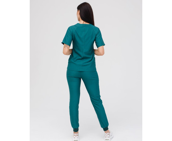 Зображення 2 Медичний костюм жіночий Аризона зелений р. 54, "БІЛИЙ ХАЛАТ" 468-350-924, Розмір: 54, Цвет: зелений
