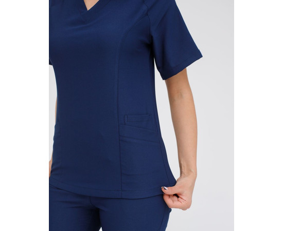 Изображение 4 Медицинский женский костюм Аризона синий р. 44, "БЕЛЫЙ ХАЛАТ" 468-322-924, Размер: 44, Цвет: синий