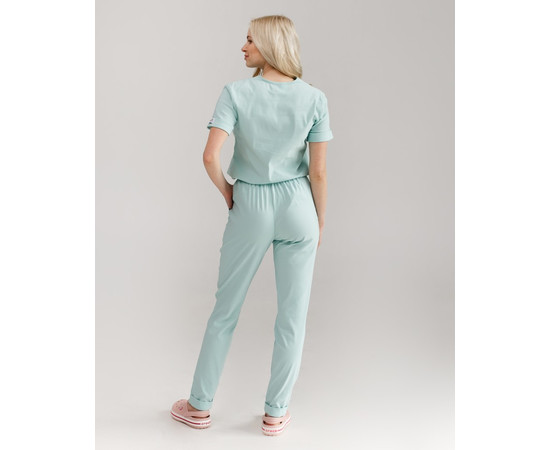 Зображення 2 Медичний костюм жіночий Марсель м'ятний р. 44, "БІЛИЙ ХАЛАТ" 383-332-708, Розмір: 44, Цвет: м'ятний
