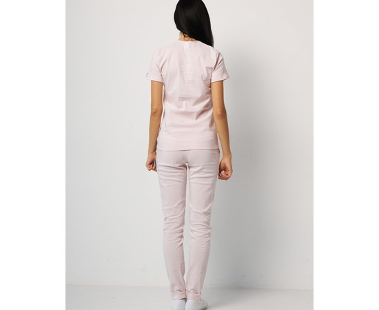 Зображення 2 Медичний костюм жіночий Марсель пудровий р. 50, "БІЛИЙ ХАЛАТ" 383-374-708, Розмір: 50, Цвет: пудровий