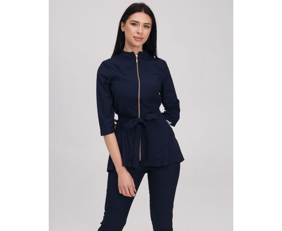 Зображення 3 Медичний костюм жіночий Мішель темно-синій р. 44, "БІЛИЙ ХАЛАТ" 308-406-738, Розмір: 44, Цвет: темно синій