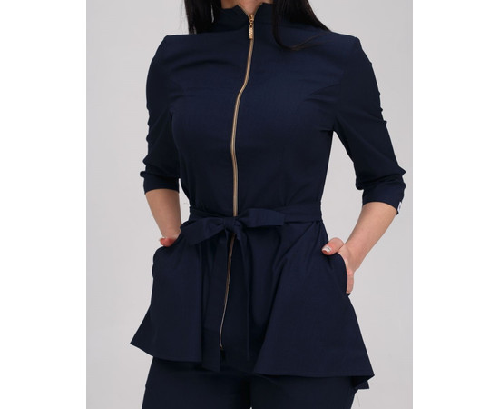 Зображення 4 Медичний костюм жіночий Мішель темно-синій р. 50, "БІЛИЙ ХАЛАТ" 308-406-738, Розмір: 50, Цвет: темно синій