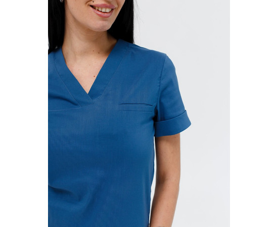 Зображення 4 Медичний костюм жіночий Марсель синій р. 40, "БІЛИЙ ХАЛАТ" 383-322-708, Розмір: 40, Цвет: синий