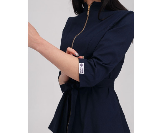 Зображення 5 Медичний костюм жіночий Мішель темно-синій р. 50, "БІЛИЙ ХАЛАТ" 308-406-738, Розмір: 50, Цвет: темно синій