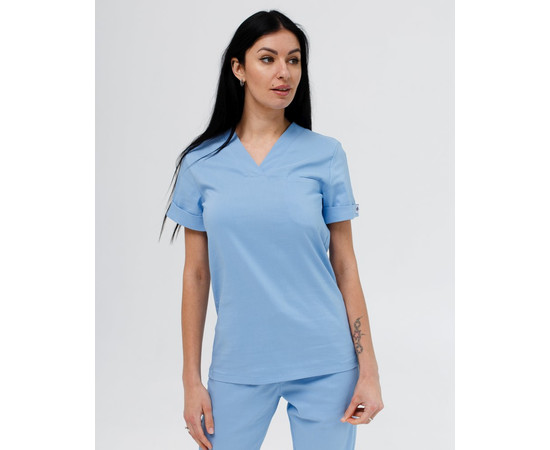 Зображення 6 Медичний костюм жіночий Марсель блакитний р. 42, "БІЛИЙ ХАЛАТ" 383-333-708, Розмір: 42, Цвет: блакитний