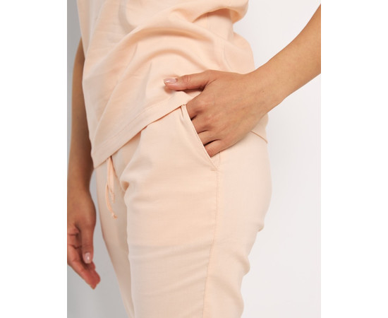 Зображення 7 Медичний костюм жіночий Марсель персиковий р. 48, "БІЛИЙ ХАЛАТ" 383-338-708, Розмір: 48, Цвет: персиковий